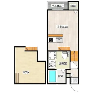 プチコポー【2階】の間取り