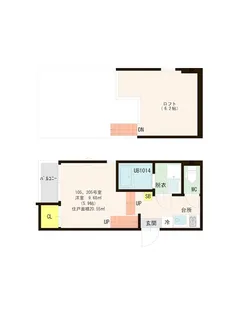 ハーモニーテラス和白V【2階】の間取り