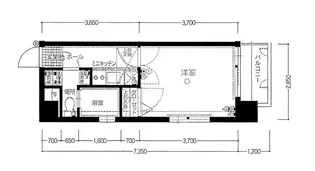 エステート・モア白金ルノン【2階】の間取り