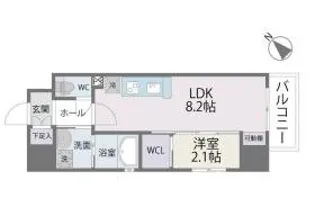 サニークレスト山王公園【9階】の間取り