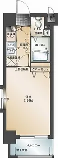 エンクレスト六本松【7階】の間取り