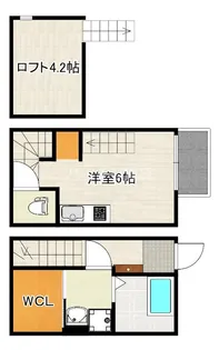 ラ・プラージュ3110【1階】の間取り