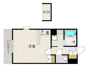 ウエストサイド箱崎【7階】の間取り
