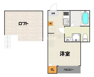 グランメゾン雑餉隈【2階】の間取り