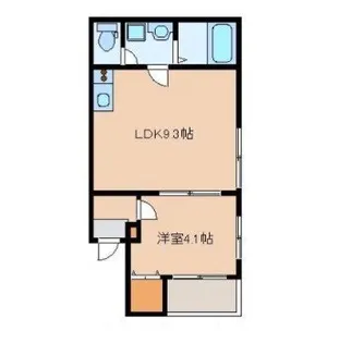 アクアブラン貝塚【3階】の間取り