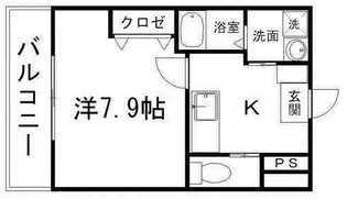 グレートフル南福岡【2階】の間取り