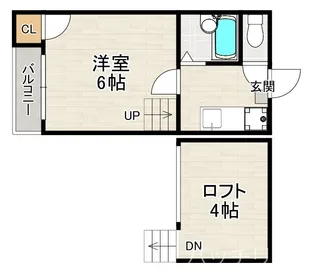 エスポワール竹下【2階】の間取り