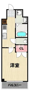 CLUB ORIENTNo.105【8階】の間取り