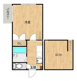 レアル大楠【1階】の間取り