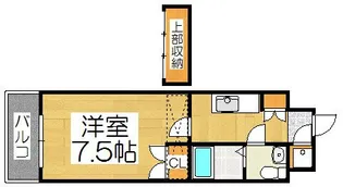 No.72 HARBOR EAST TOWER【13階】の間取り