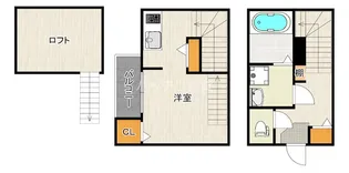 ハーモニーテラス馬出Ⅳ【1階】の間取り