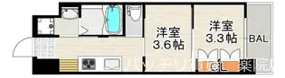 CLUB ORIENT No.122【7階】の間取り