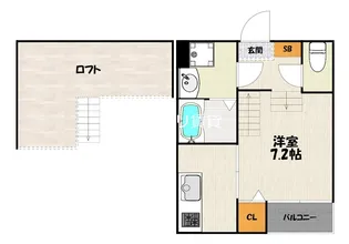 ハーモニーテラス和白東IV【1階】の間取り