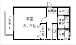 リブレア板付B棟【2階】の間取り