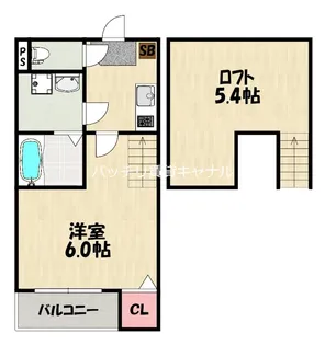 (仮称)飯倉五丁目Bコーポ【2階】の間取り