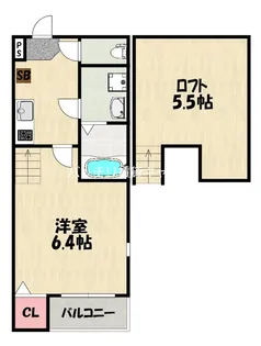 (仮称)飯倉五丁目Bコーポ【2階】の間取り