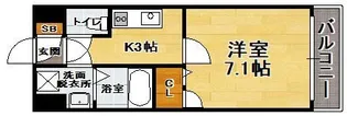 サヴォイスタジオスイーツ【12階】の間取り
