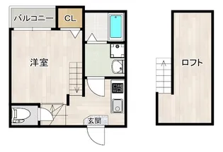 シティハウス馬出キャナルテラス【1階】の間取り