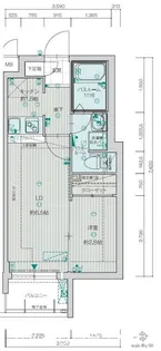 グランフォーレプライム西公園【3階】の間取り