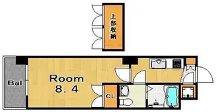 No.70 HARBOR SOUTH TOWER【5階】の間取り
