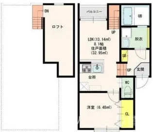 プレジデンス【1階】の間取り