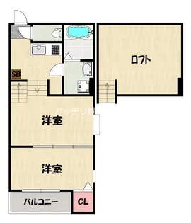 ZEN TERRACE 梅林【2階】の間取り