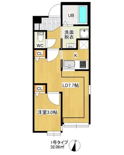 Grandtic Kissa【2階】の間取り