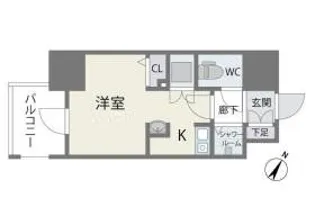 MODERN PALAZZO 天神南II【4階】の間取り