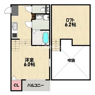 RIVERE梅林【1階】の間取り