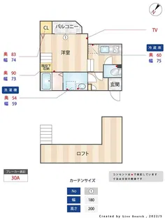 Dolce vita麦野 B棟【1階】の間取り