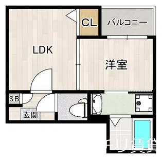 Terrace Wajiro【1階】の間取り