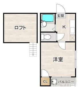 あすかハウス竹下【2階】の間取り