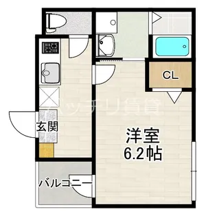 アイランドヴィラ箱崎【2階】の間取り