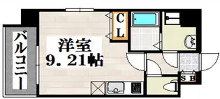 1Rの間取り画像