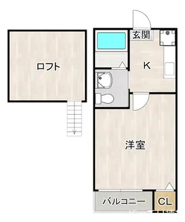 コーポLSRIII【2階】の間取り