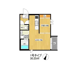 REGALEST classe 城南【3階】の間取り