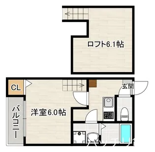 ハーモニーテラス下山門【1階】の間取り