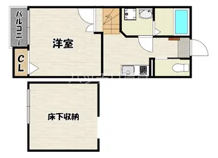 クレオ箱崎参番館【1階】の間取り