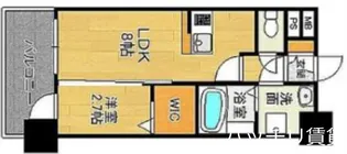 グランフォーレ千早プレミア【14階】の間取り