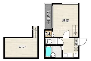 メープルハイツ21【1階】の間取り