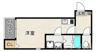 palace albero【1階】の間取り