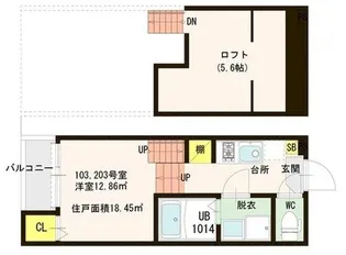 ハイムプランドール【2階】の間取り