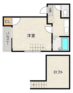 ソピア竹下【1階】の間取り