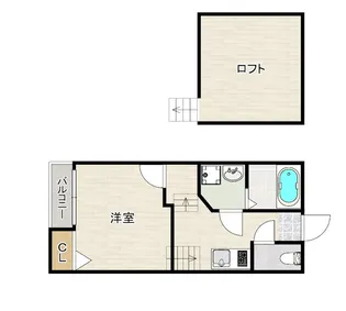 クレオ筥松伍番館【2階】の間取り