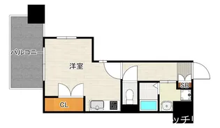 レジデンシャルヒルズ博多東【5階】の間取り