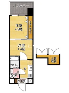 NO 51 PROJECT2100日赤通り【3階】の間取り