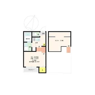 リエント井尻【1階】の間取り