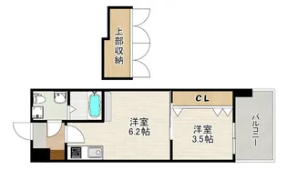 Wes-PROJECT博多南【7階】の間取り