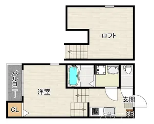 ハレ・ウルオル【2階】の間取り