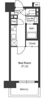 willDo中洲【2階】の間取り